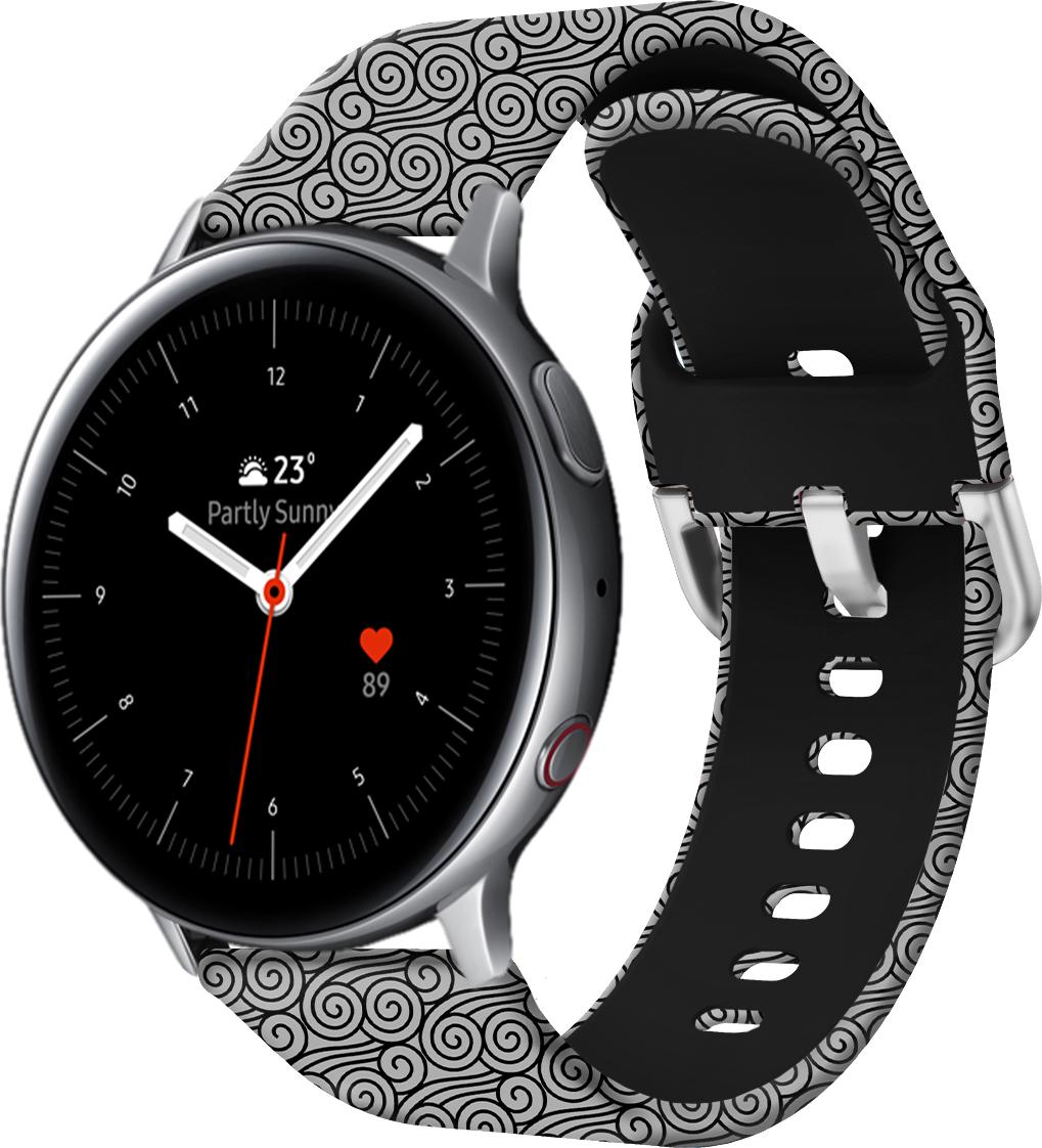 Ремінець Colorful для Galaxy Watch Active 2 40/44 мм Cloud (28429)