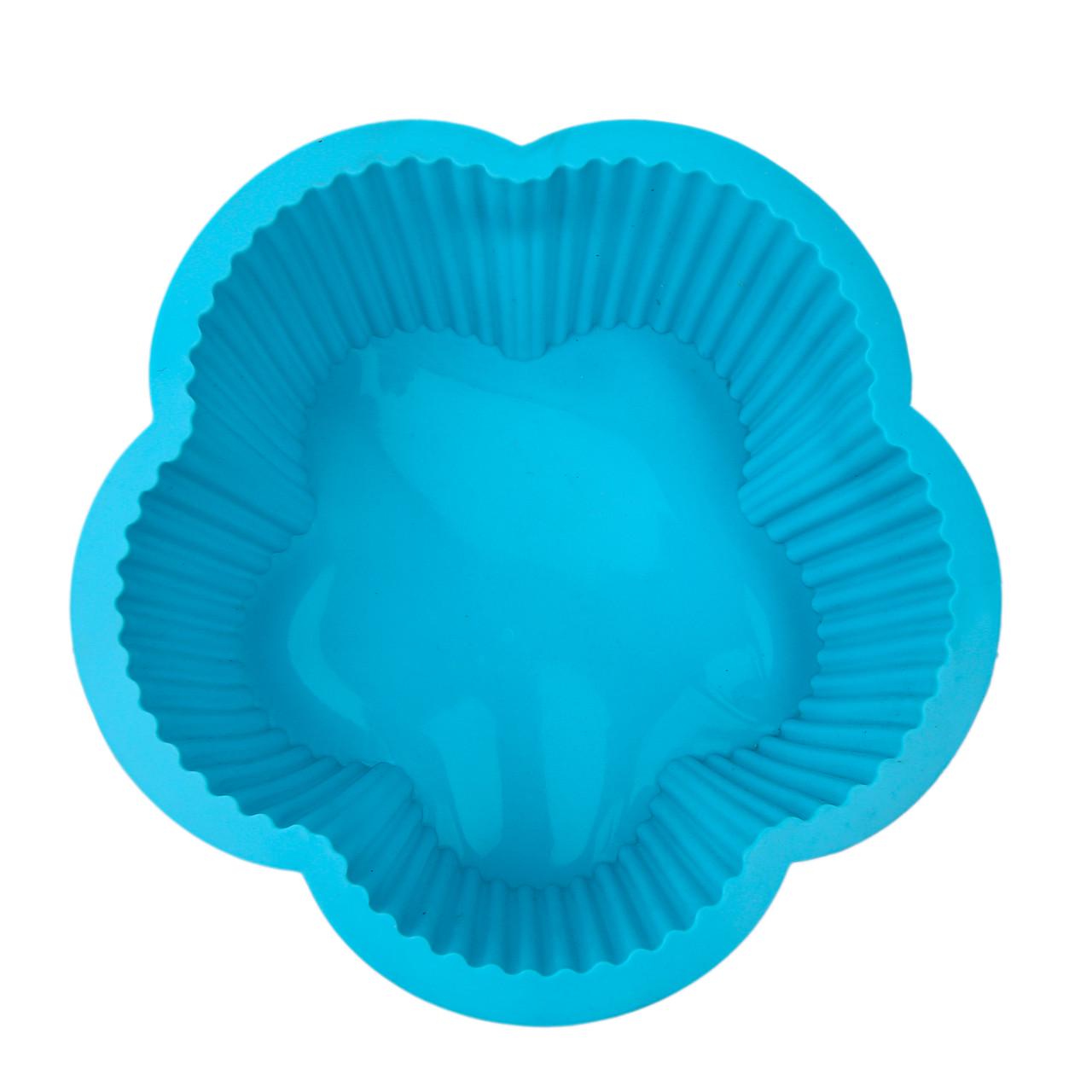 Форма силиконовая для выпечки Корзина 18 см Голубой (2356744468) - фото 2