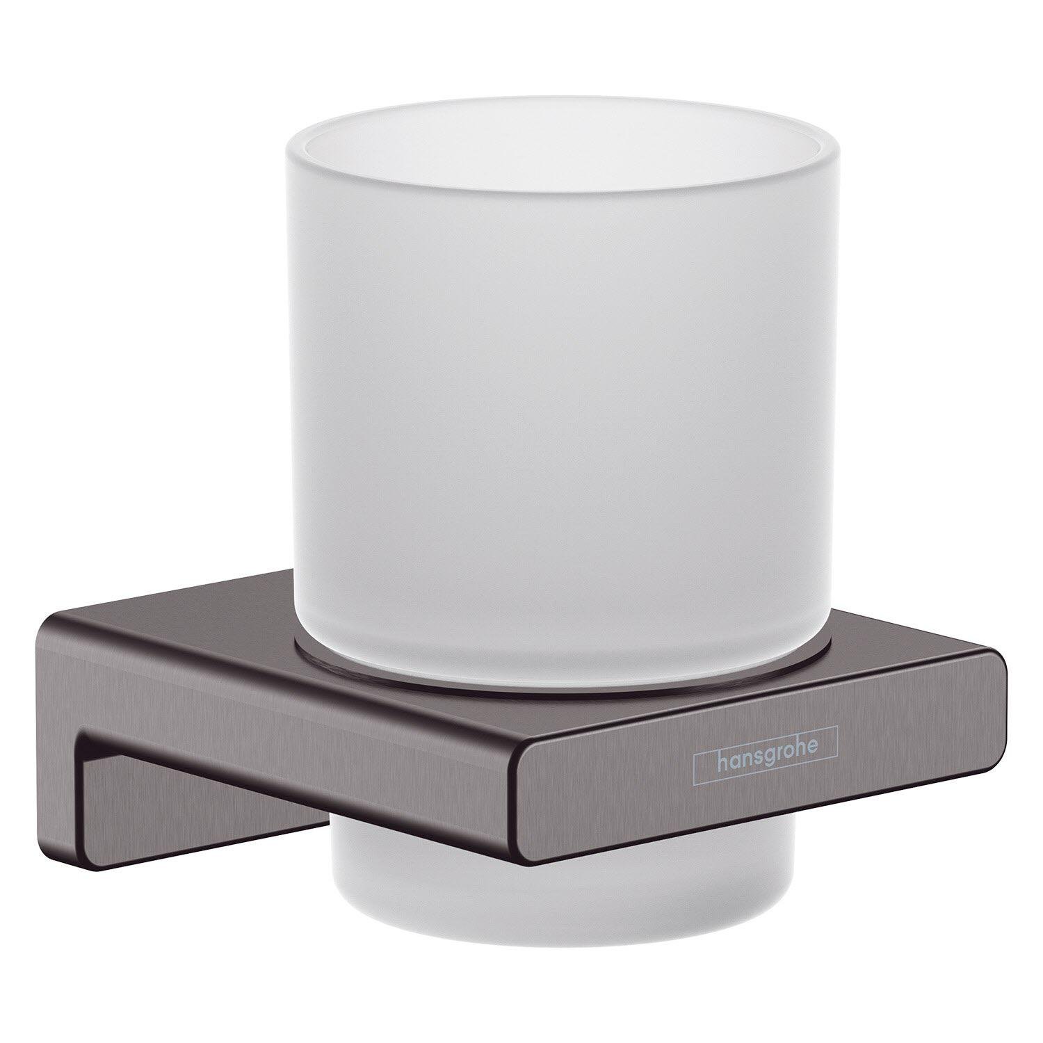 Стакан для зубных щеток Hansgrohe AddStoris 41749340 Черный (145012)