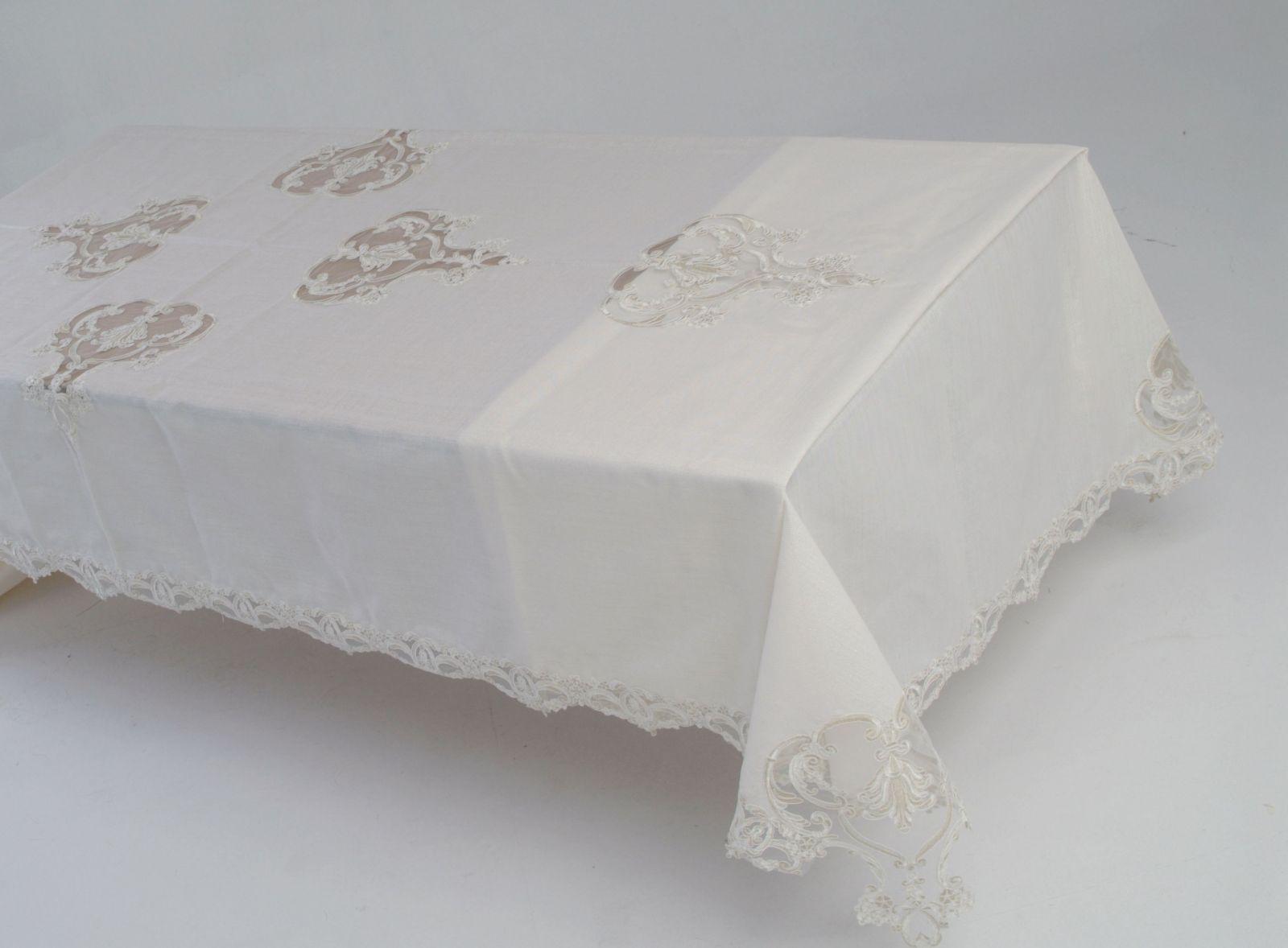 Скатерть на стол Ayova linen kord 170x450 см