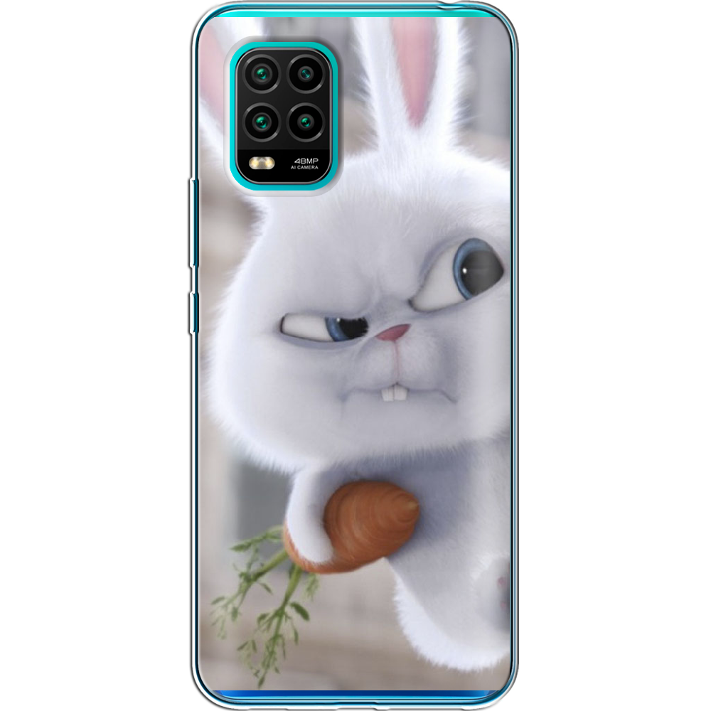Чехол с рисунком Boxface Xiaomi Mi 10 Lite Rabbit Snowball Прозрачный силикон (39438-up1116-39438)