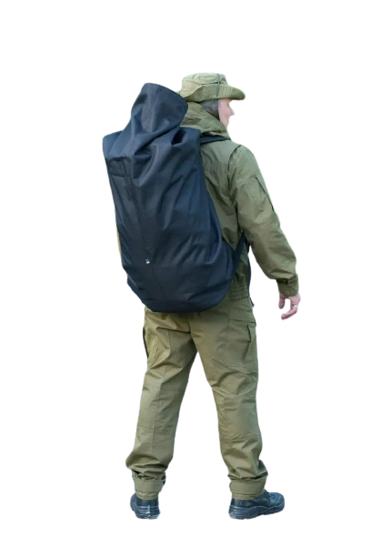 Сумка-баул TREND Oxford 600 Flat 100 л Чорний (0055B)