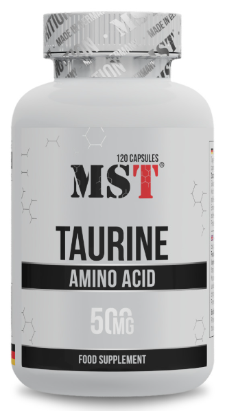 Аминокислота Таурин MST Taurine 500 мг 120 капсул Аминокислота Таурин MST Taurine 500 мг 120 капсул