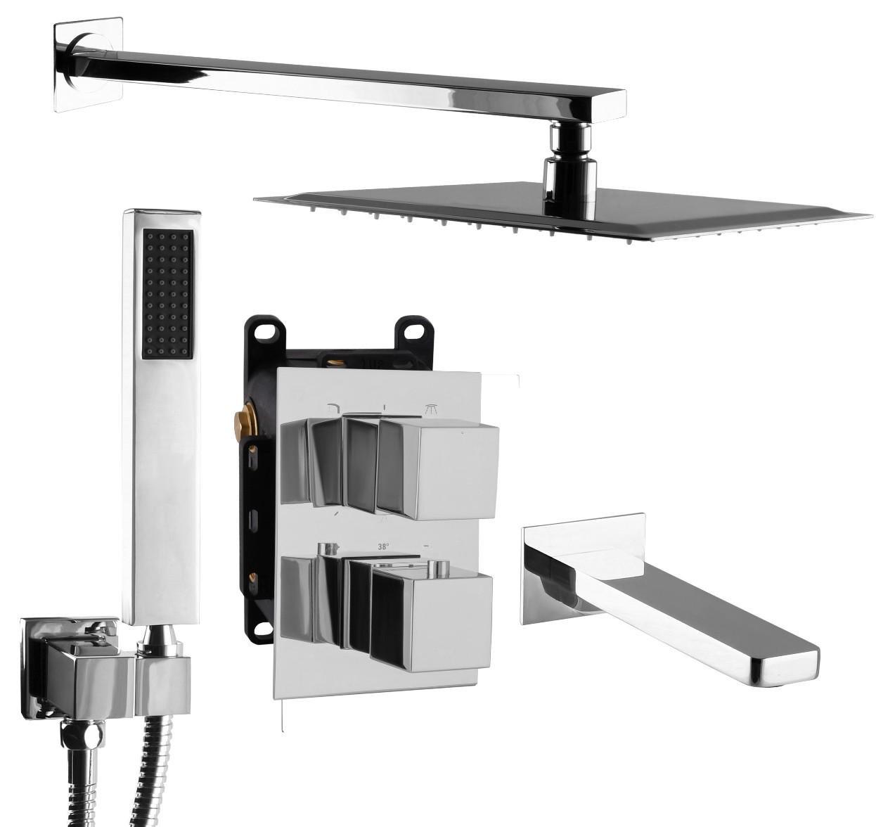 Змішувач для душу вбудований TOPAZ Odiss to 08117-L03-TT з тропічним душем - фото 16 Змішувач для душу вбудований TOPAZ Odiss to 08117-L03-TT з тропічним душем - фото 16