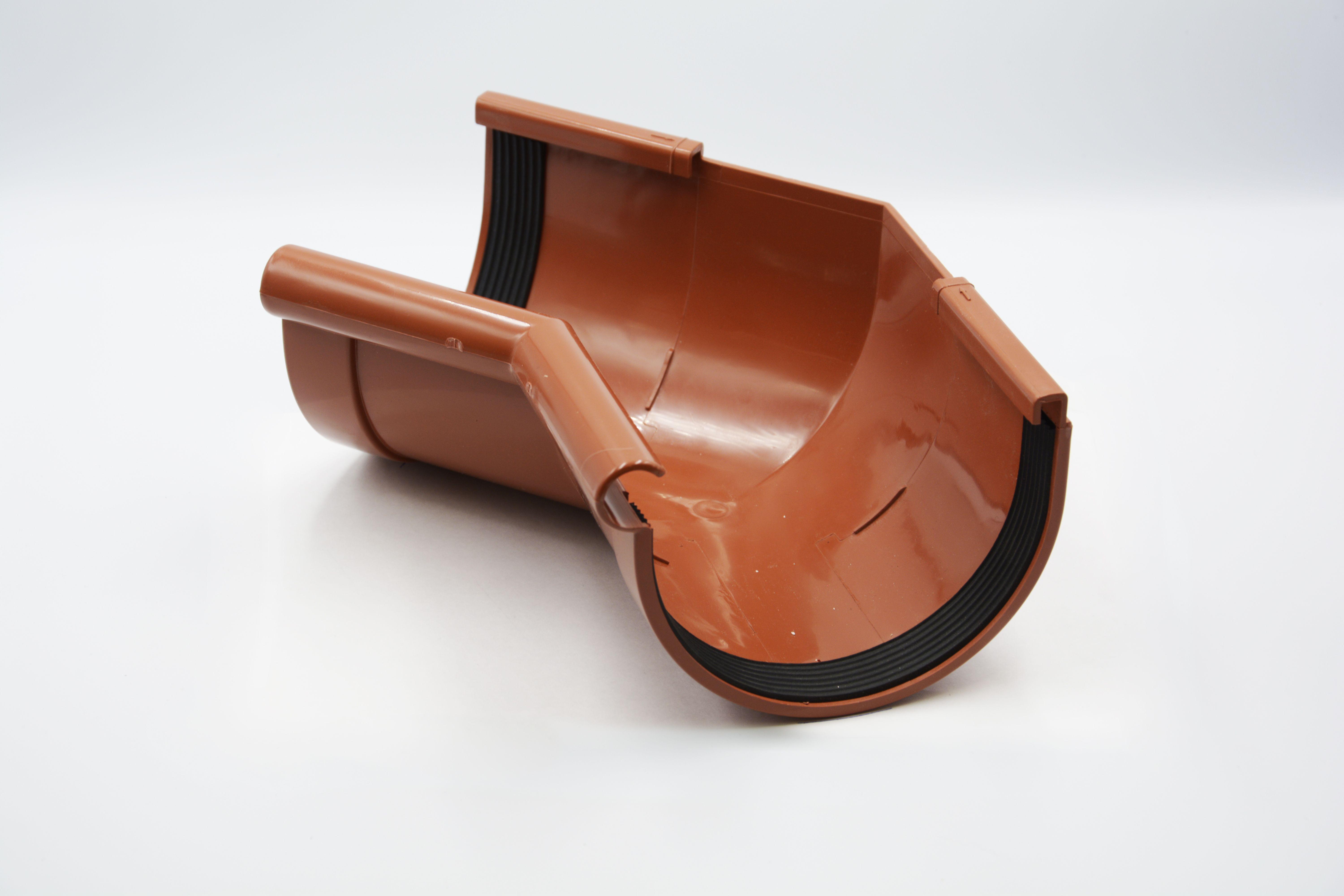 Кут ринви внутрішній RAINWAY 135° D 90 мм RAL 8004 Цегляний (10.090.12.006.RW) Кут ринви внутрішній RAINWAY 135° D 90 мм RAL 8004 Цегляний (10.090.12.006.RW)