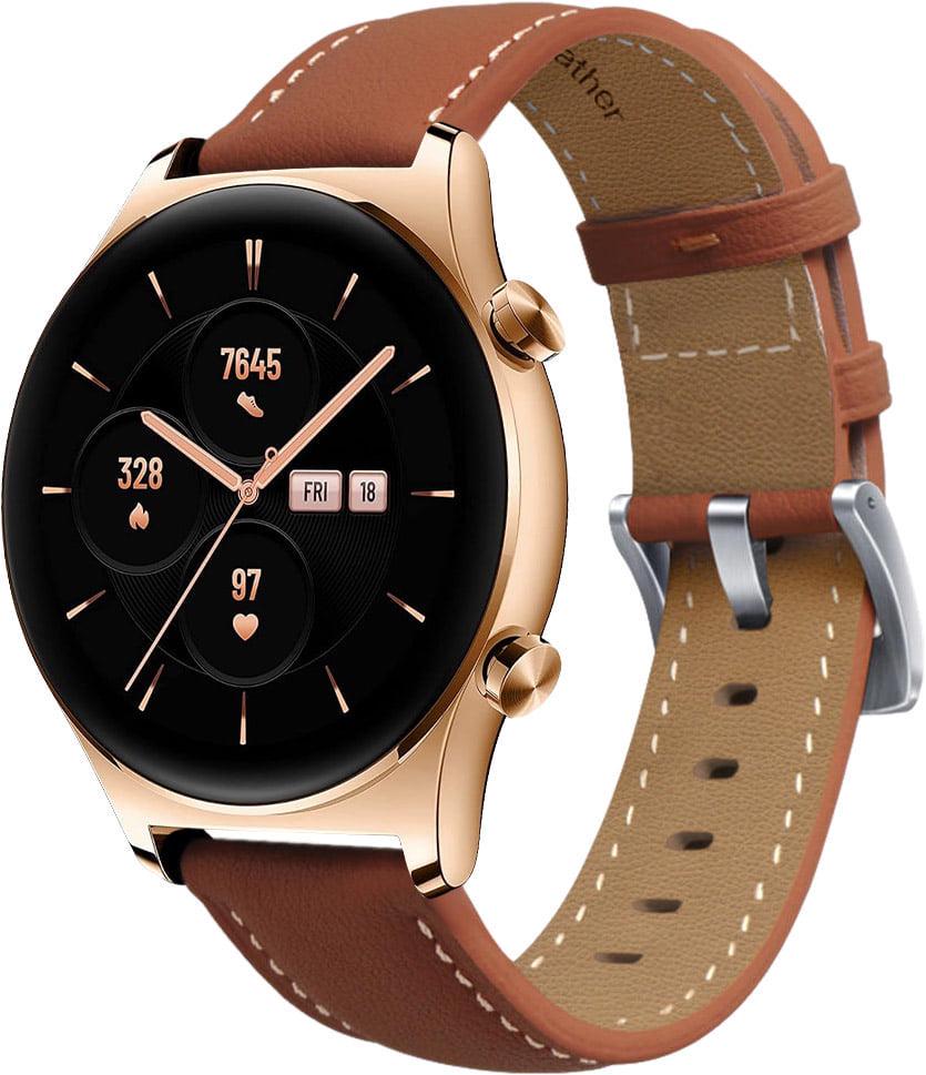 Ремешок кожаный Folsa для Honor Watch GS 3 Brown (39607-30)