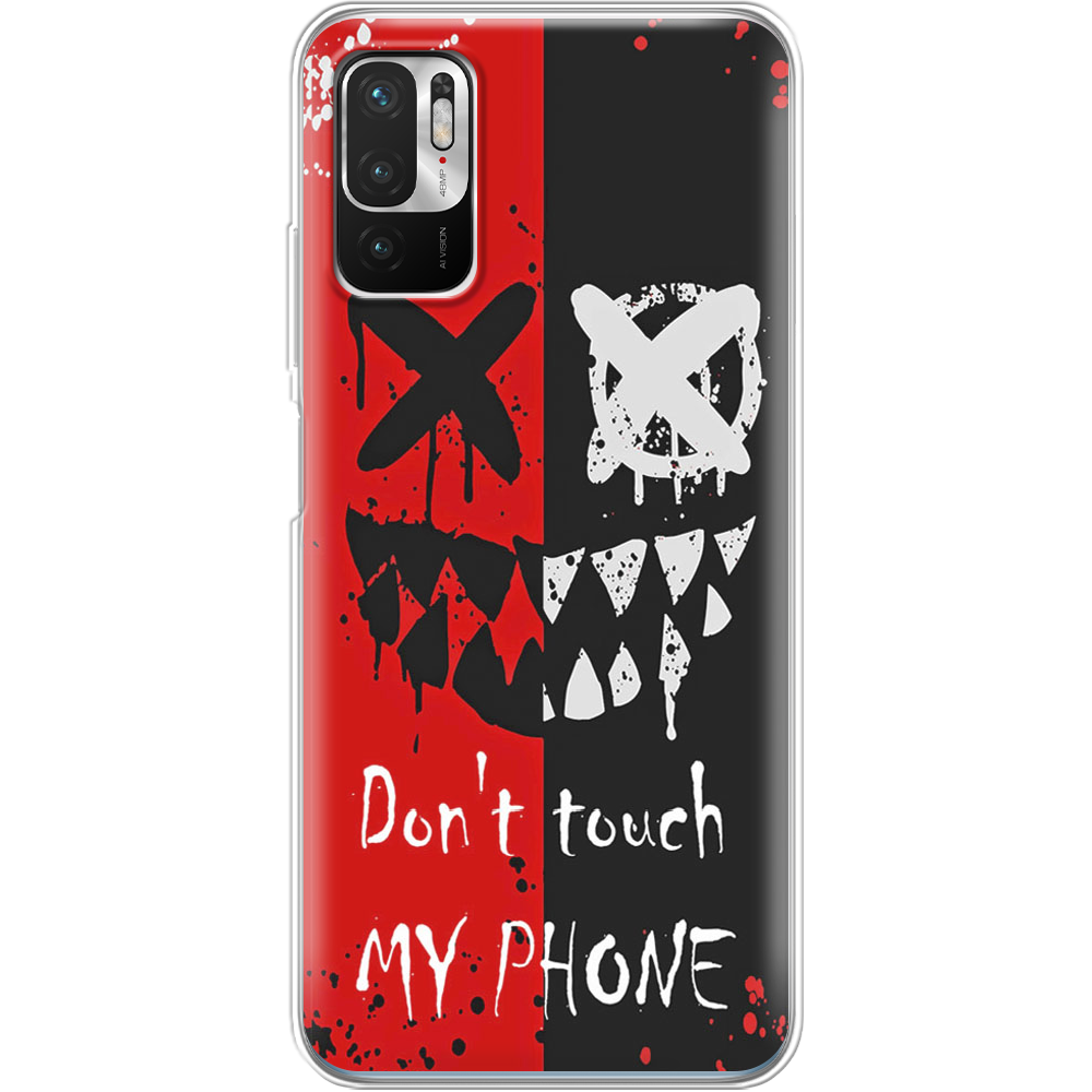 Чехол Boxface Xiaomi Redmi Note 10 5G Bad Smile Прозрачный силикон (42639-up2468-42474)