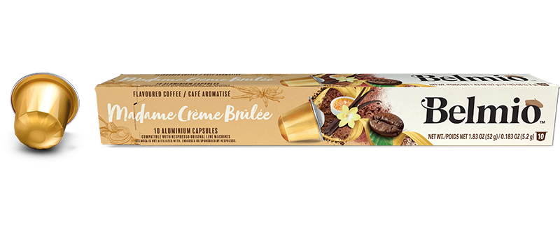 Кава в капсулах Belmio Madame Crème Brûlée формату Nespresso