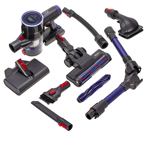 Пылесос беспроводной вертикальный Adler AD 7061 для аллергиков с дисплеем циклонная фильтрация - фото 15 Пылесос беспроводной вертикальный Adler AD 7061 для аллергиков с дисплеем циклонная фильтрация - фото 15