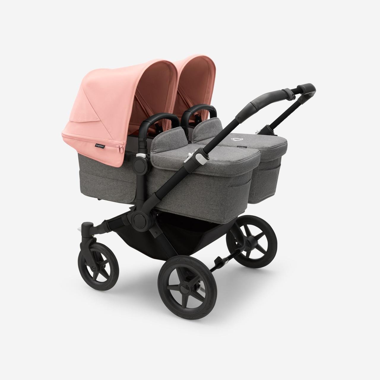 Коляска Bugaboo DONKEY5 TWIN 2в1 Серо-розовый (100002028BlGMP)