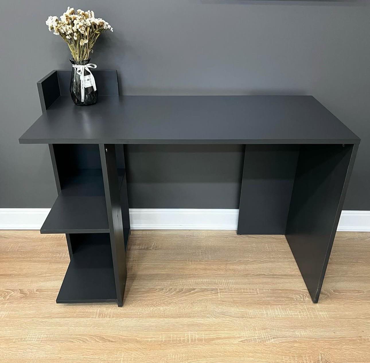 Компьютерный стол с полочками 1116х516х750 мм Антрацит