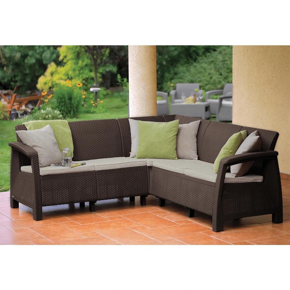 Диван садовий Keter Corfu Relax Brown (258950) - фото 2 Диван садовий Keter Corfu Relax Brown (258950) - фото 2