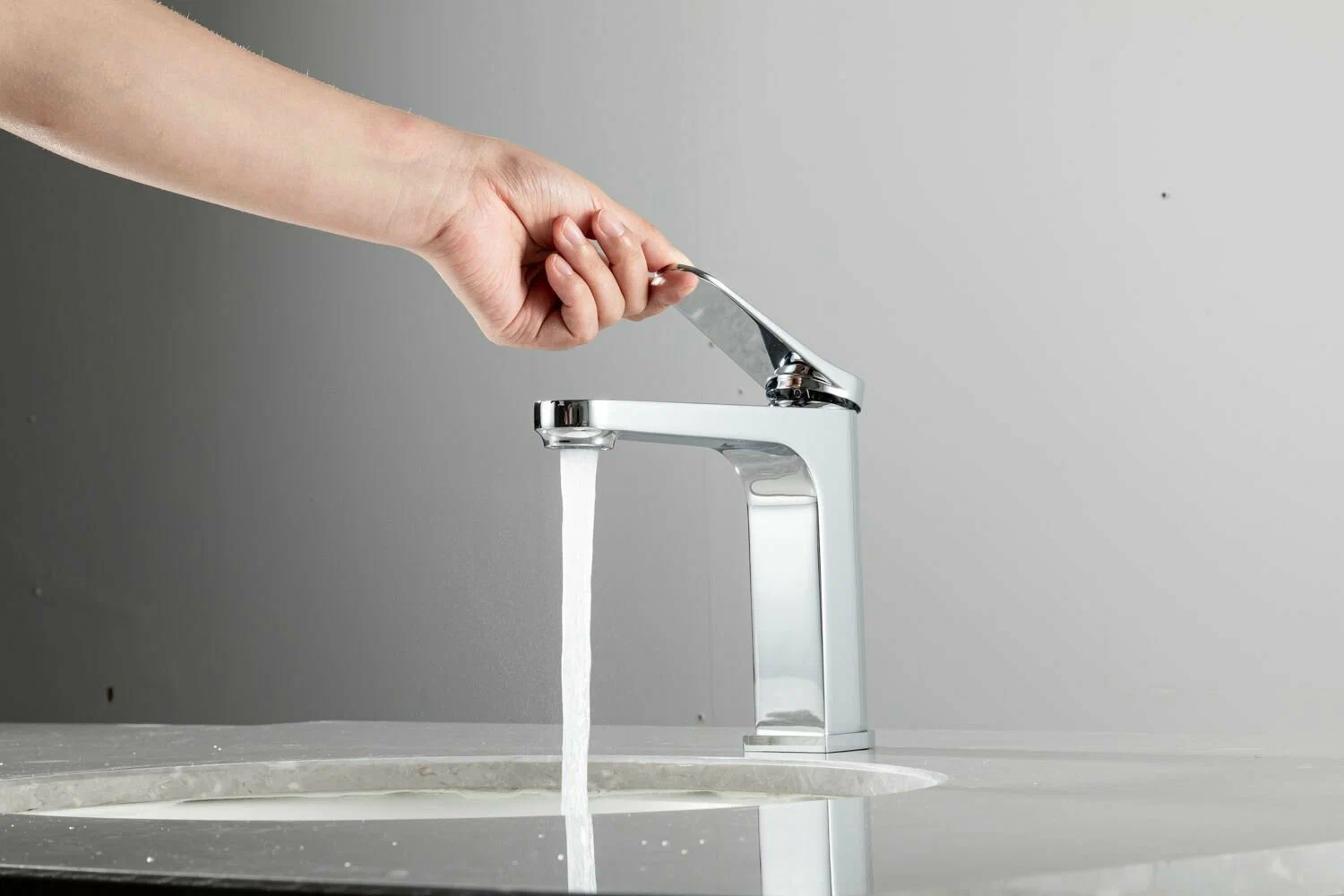 Смеситель для умывальника Gappo G1010 Хром (1055616) - фото 3