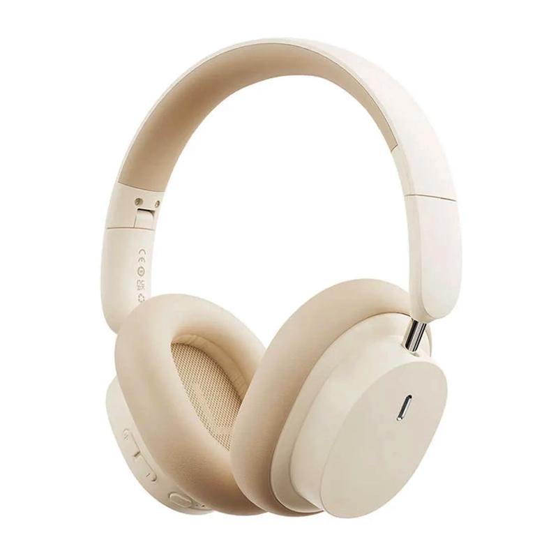Навушники бездротові накладні BASEUS Bowie D05 Wireless Headphones Creamy-white (19783)