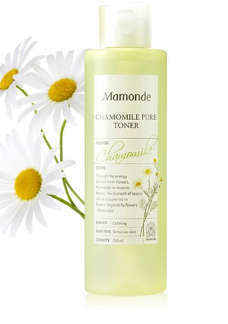 Тонер для чутливої шкіри Mamonde chamomile pure з екстрактом ромашки 25 мл (1742449956)