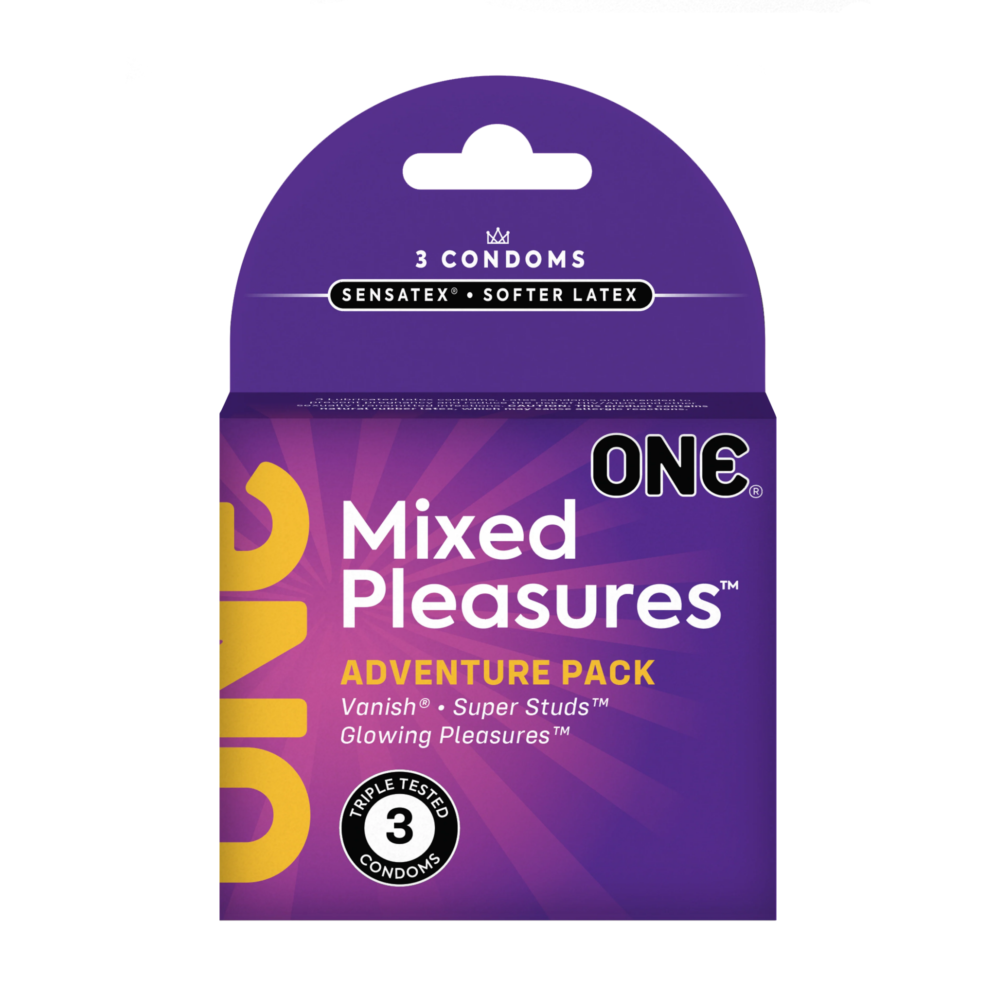 Презервативи ONE Mixed Pleasures 3 шт. (UCIU000289)