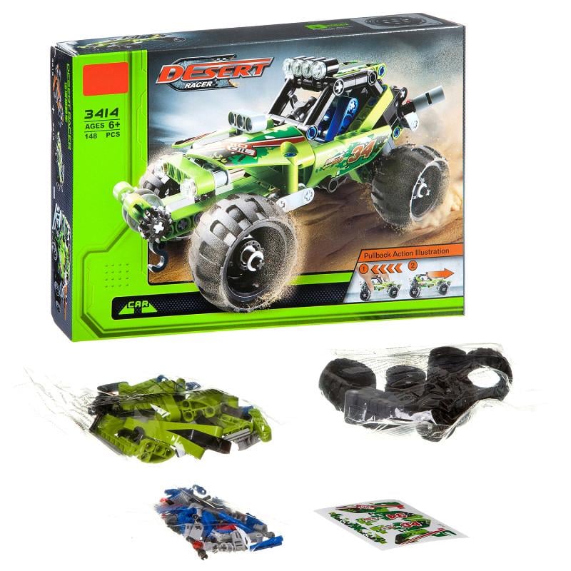 Конструктор JiSi bricks 3414 Внедорожный Багги (5569532) - фото 4