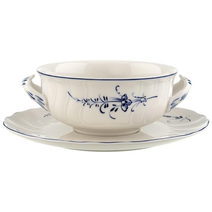 Пиала для супа Villeroy & Boch с блюдцем Vieux Luxemburg