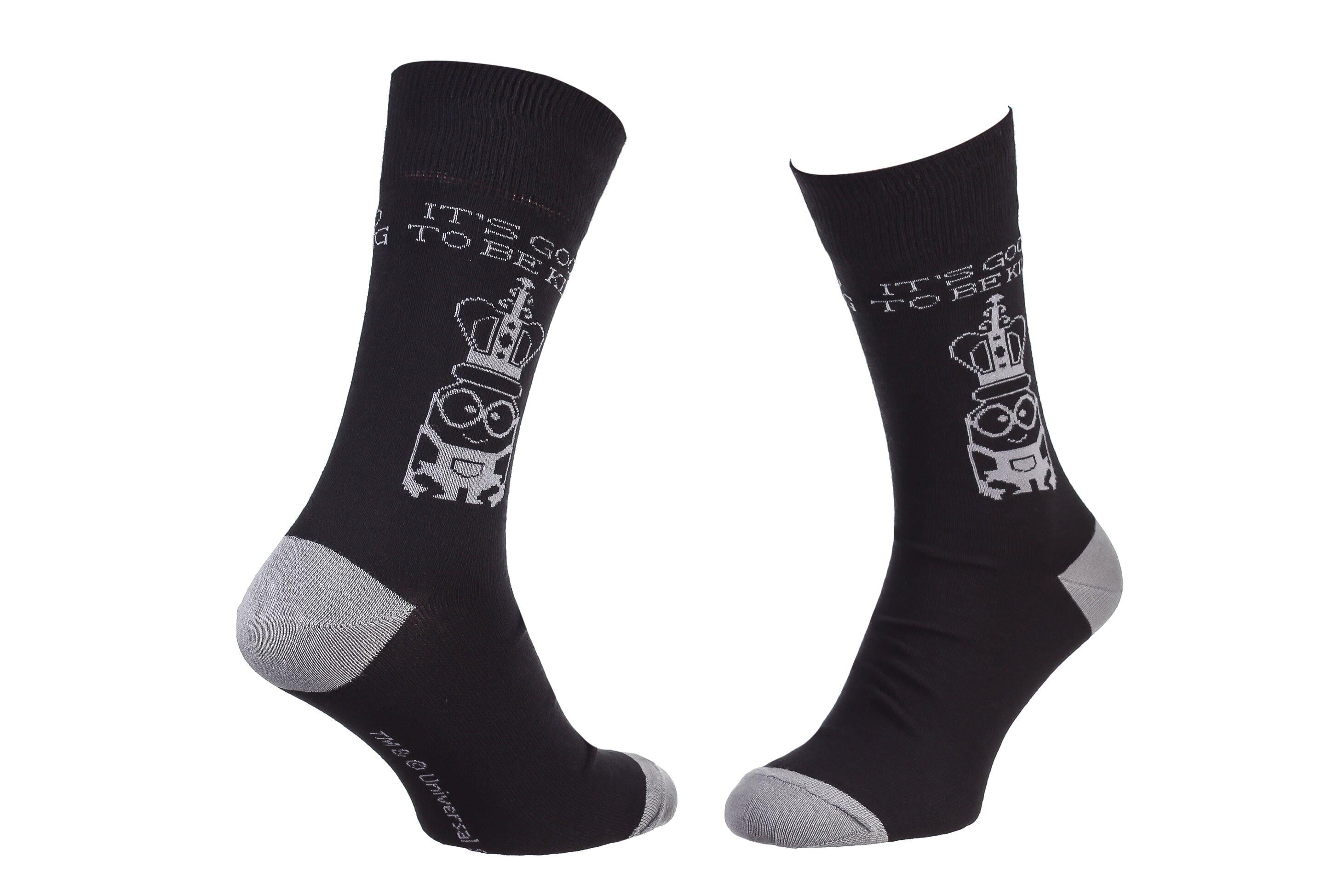 Шкарпетки Minions Minion Crown 1 пара р. 39-42 Black (93154967-7)