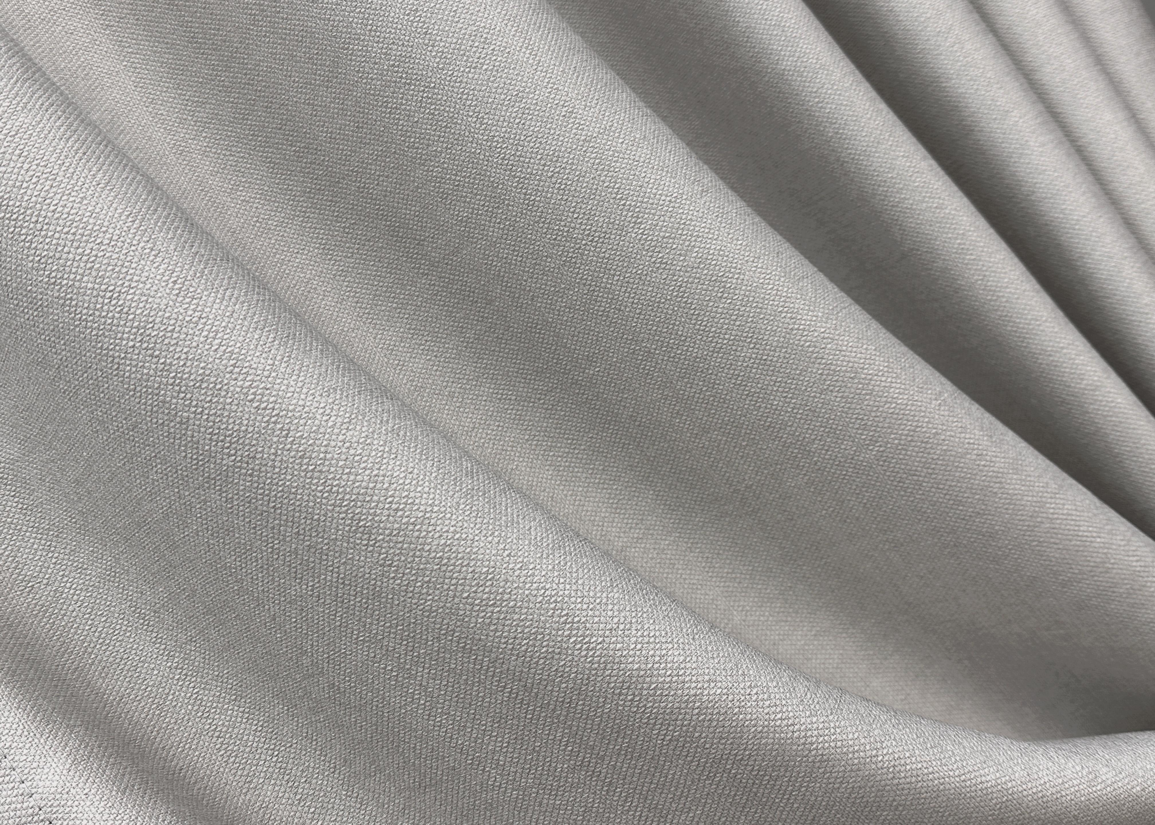 Комплект готових штор VR-Textil Шеніл однотонний №1690ш 150х270 см 2 шт. Попелястий (33-0585) - фото 6