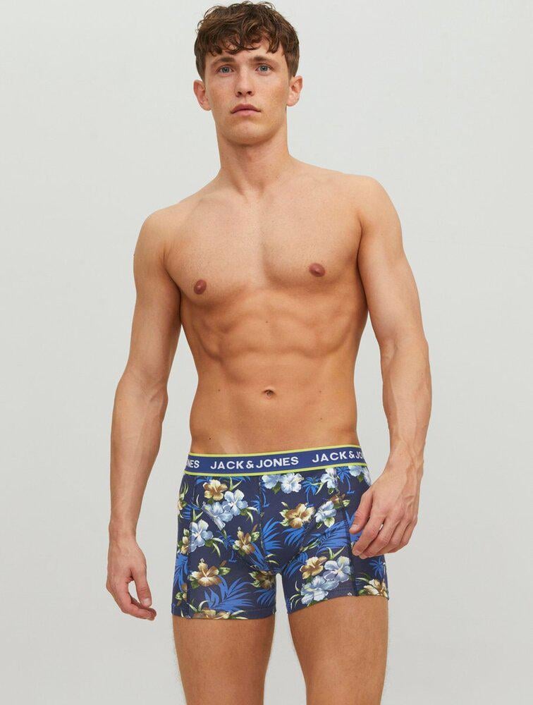 Трусы Jack & Jones 189061x51 цветок мужские 3 шт. S Темно-синий (189061) Трусы Jack & Jones 189061x51 цветок мужские 3 шт. S Темно-синий (189061)