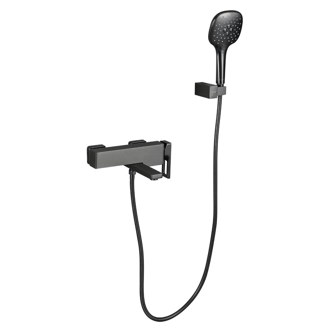 Смеситель для ванной Gappo Futura G3217-9 Gungrey Серый (10787113)