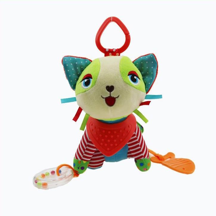 Брязкальце-підвіска м'яка WD210260 з прорізувачем Кіт (RLT25594s33460)