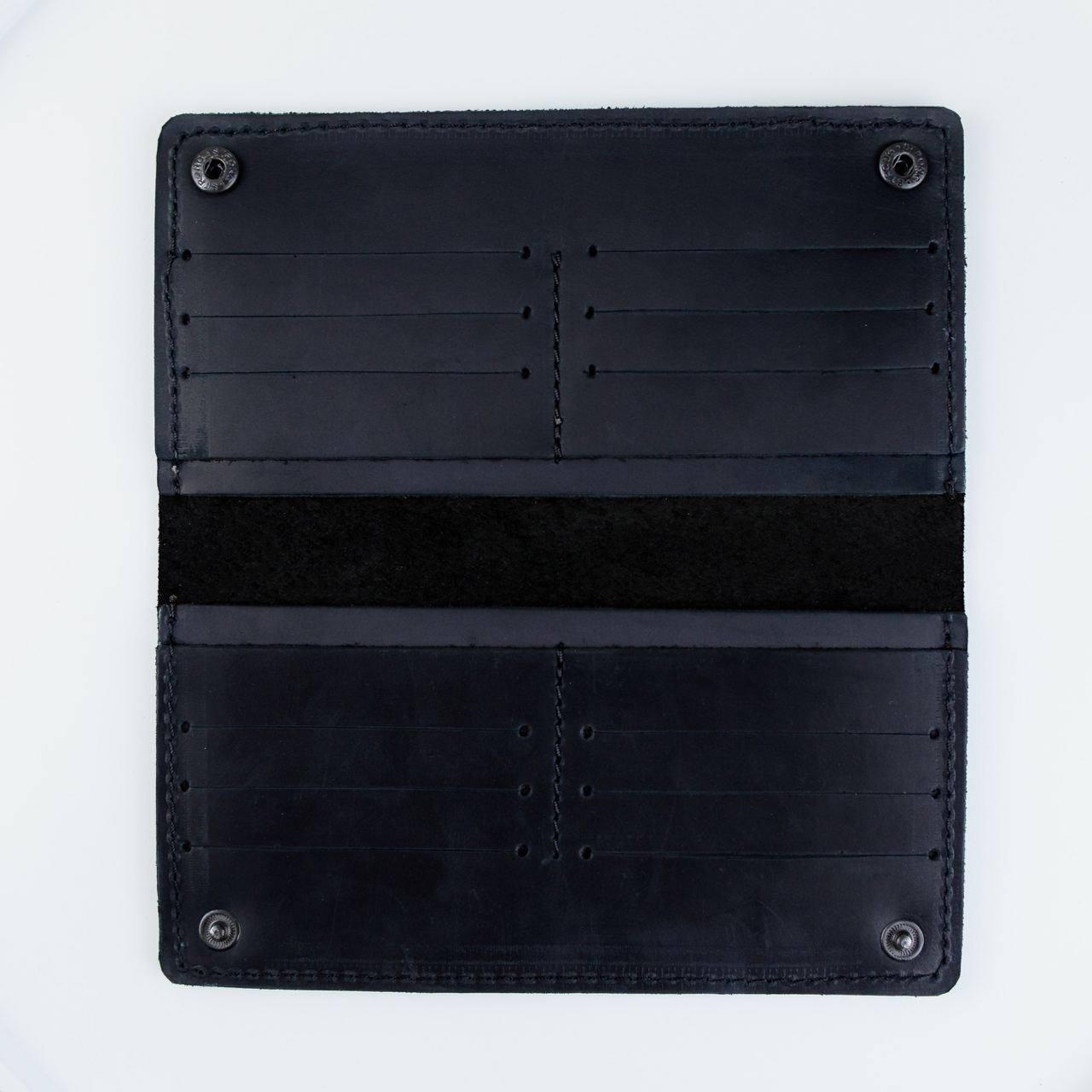 Портмоне Сrazy horse из натуральной кожи (349593) - фото 7