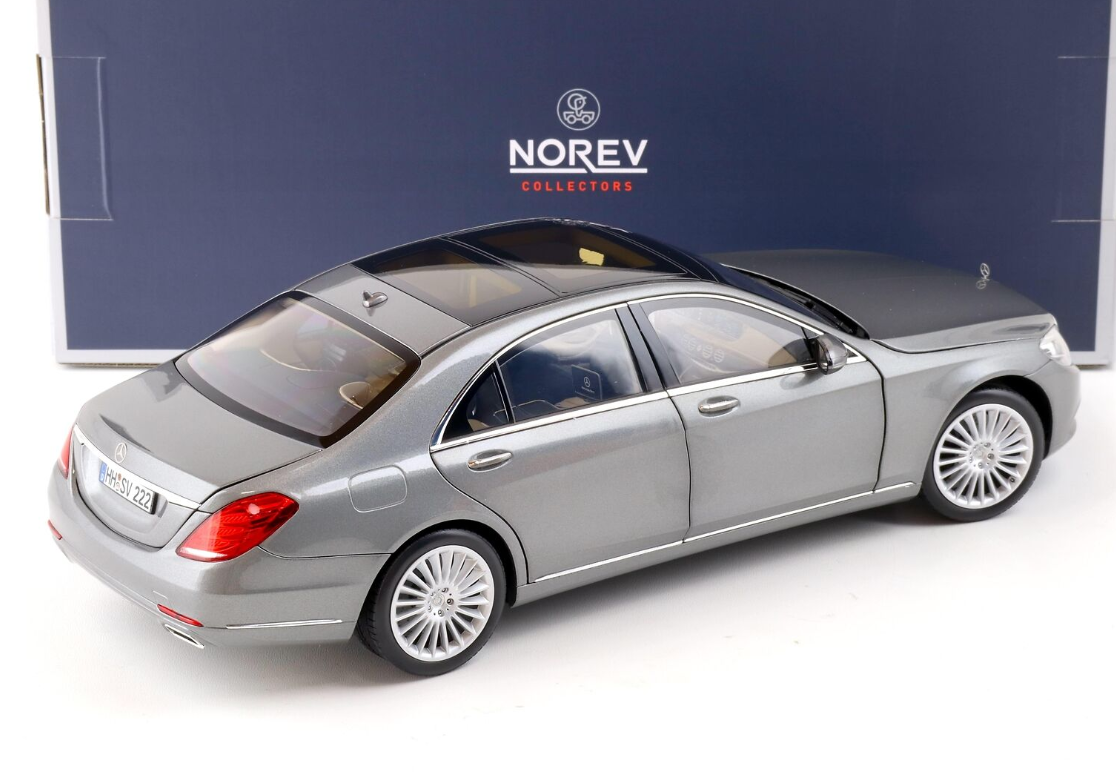 Модель автомобіля Norev 1:18 Mercedes-Benz S-Class W222 Silver/Grey Metallic (183481) - фото 4 Модель автомобіля Norev 1:18 Mercedes-Benz S-Class W222 Silver/Grey Metallic (183481) - фото 4