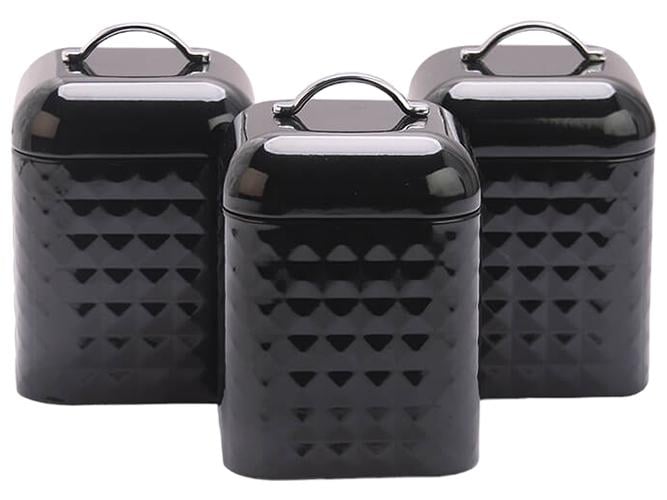 Набор из 3-х емкостей Maestro 900 мл (MAE-MR-1676-3S-BLACK)