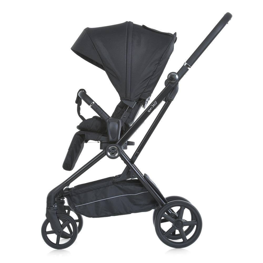 Детская прогулочная коляска с реверсивным блоком El Camino ME 1138 Spin 360 Black до 22 кг - фото 7 Детская прогулочная коляска с реверсивным блоком El Camino ME 1138 Spin 360 Black до 22 кг - фото 7