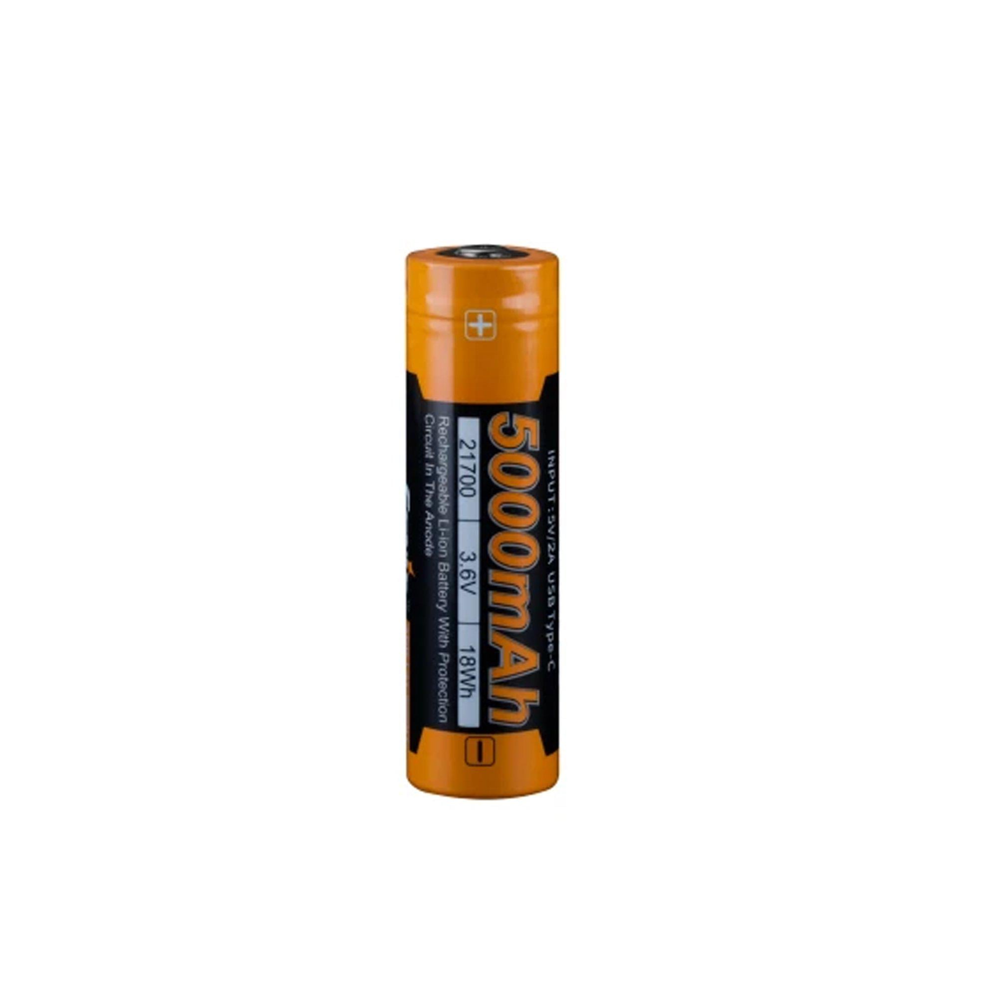 Батарейки Fenix АКБ 21700 5000 mAh Li-ion Type-C