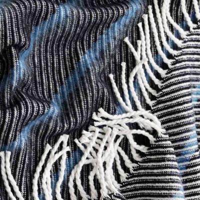 Плед Сакура 140х200 см Темно-синий - фото 3 Плед Сакура 140х200 см Темно-синий - фото 3