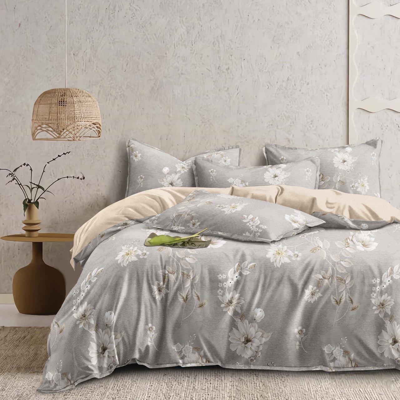 Комплект постельного белья Isleep Viluta 24324 ранфорс с простыней на резинке двуспальный (28092612) Комплект постельного белья Isleep Viluta 24324 ранфорс с простыней на резинке двуспальный (28092612)