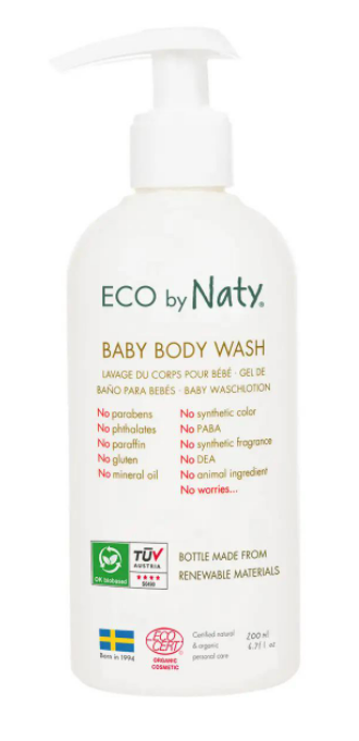 Гель для душу органічний Eco by Naty дитячий 200 мл (ФР-00000377)