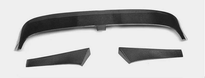 Спойлер DDCarbon V2 для Base/R-Line HB карбон для Volkswagen Golf 7/E-Golf натуральный карбон (148404)