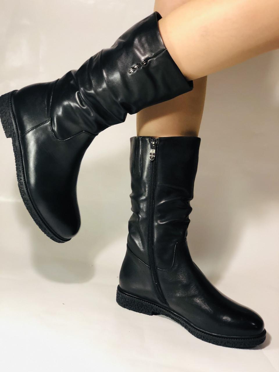 Полусапоги женские зимние Bescone р. 39 25,0 см Черный (2447) - фото 5