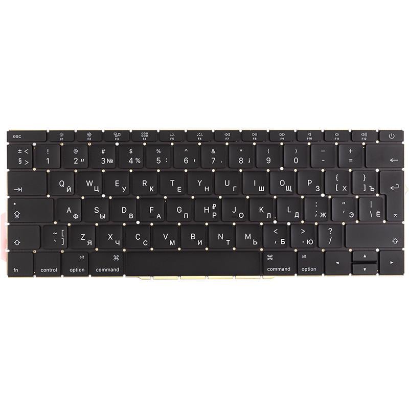 Клавіатура Power для ноутбука APPLE MacBook Pro 13 A1708 EMC 2978 без фрейму Чорний