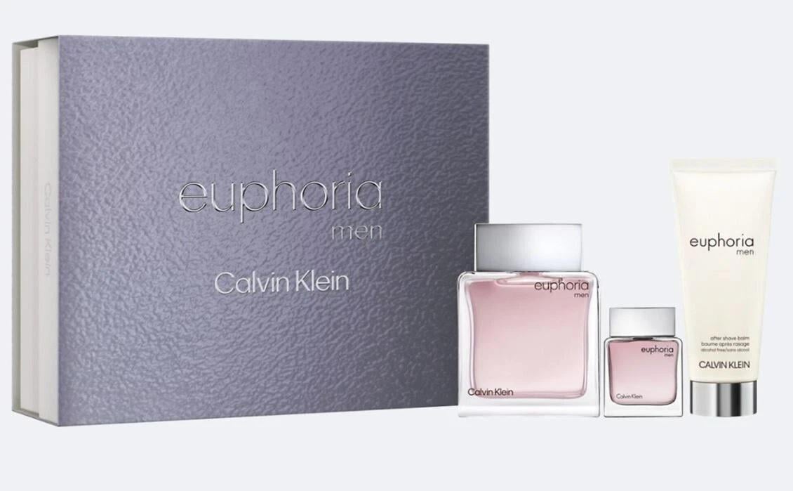 Туалетная вода для мужчин Calvin Klein Euphoria 100 мл и 15 мл с бальзамом после бритья 100 мл (18780243)