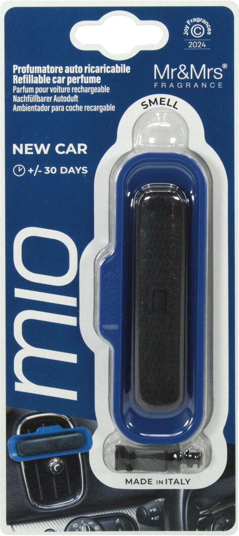 Ароматизатор Mr&Mrs MIO Blue New Car полимерный на дефлектор (JMIOBS005V01)