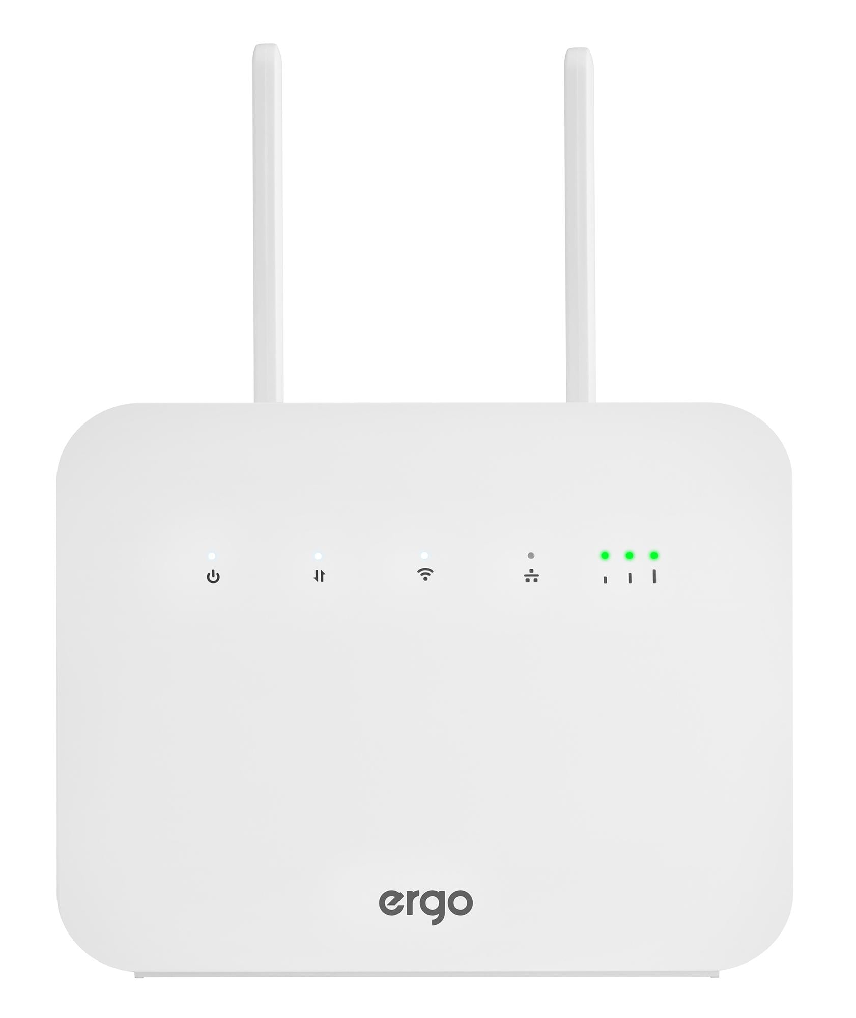 Роутер 4G/3G WiFi Ergo R291 під SIM Батарея Wi-Fi 2.4/5 ГГц LTE до 300 мбіт/с антенний роз'єм усі оператори 3G/4G