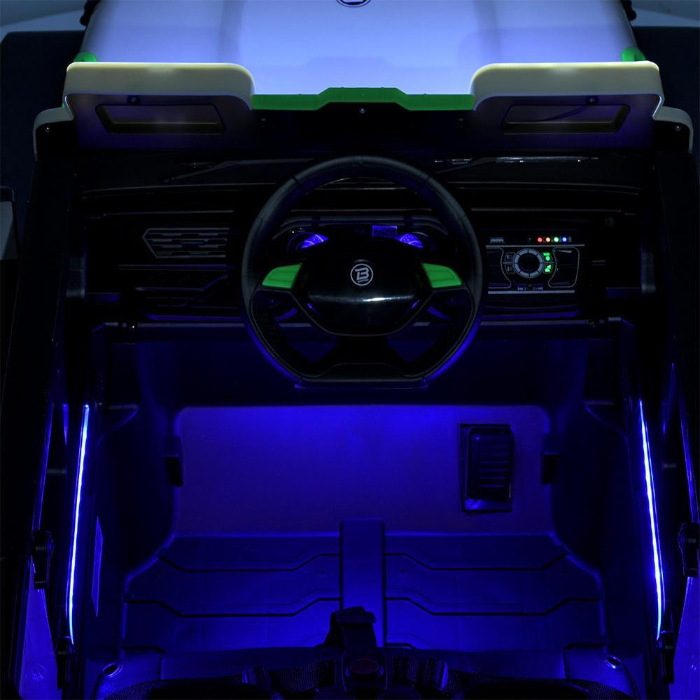 Дитячий електромобіль Bambi джип M 5845EBLR Білий - фото 10