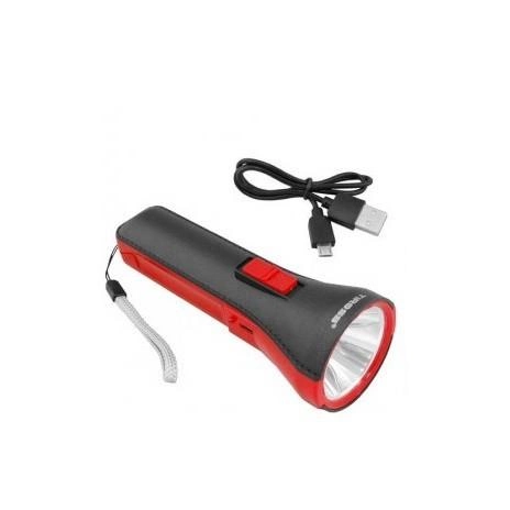 Фонарь ручной Tiross TS-1851 многофункциональный аккумуляторный Черный