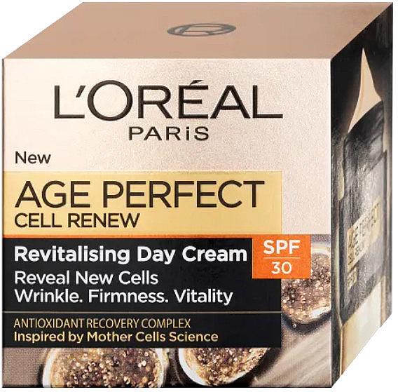 Крем для лица Loreal Paris Age Perfect cell Renew восстанавливающий дневной - фото 2