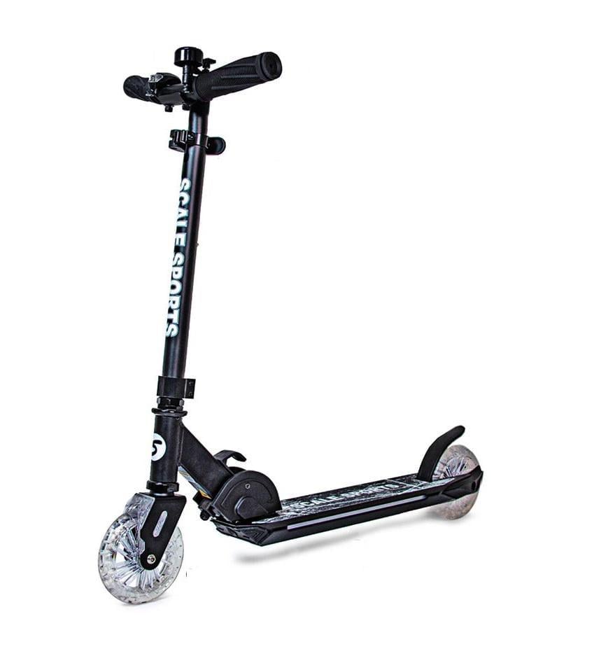 Самокат двухколесный Scale Sports SS-22 Aero с подсветкой Black (SS-22 AERO)