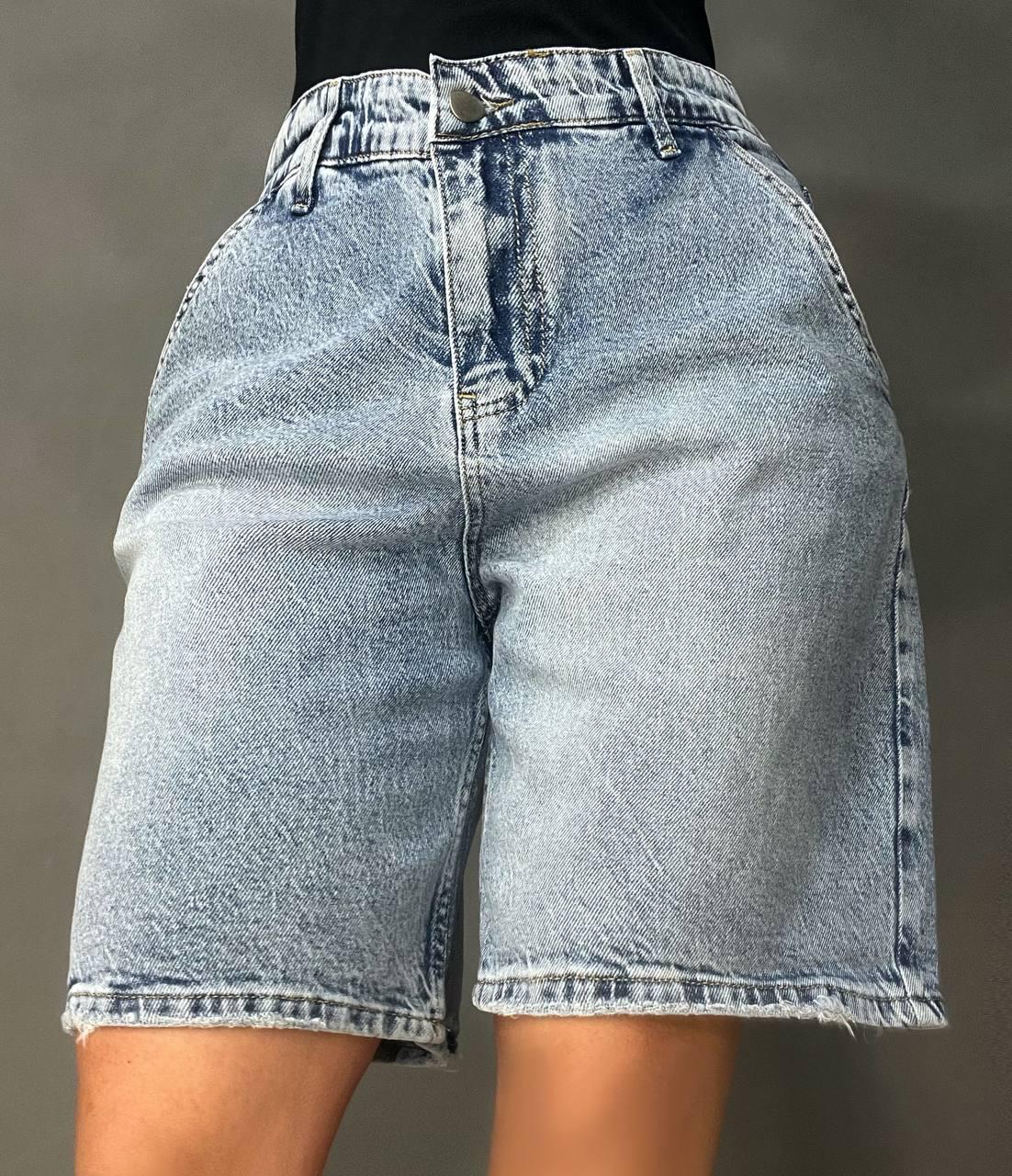Шорты женские джинсовые G'she 601 бермуды косые карманы свободный крой средняя длина р. 27 Светло-синий (3972) - фото 8 Шорты женские джинсовые G'she 601 бермуды косые карманы свободный крой средняя длина р. 27 Светло-синий (3972) - фото 8