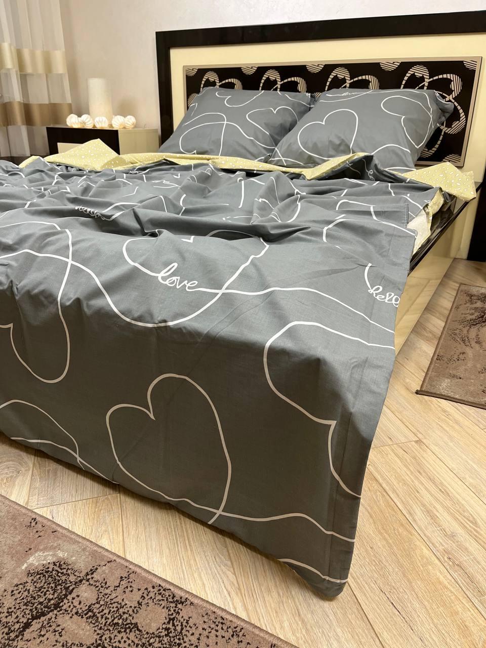 Комплект постельного белья Кардиограмма сердца без полуторный (12920917)