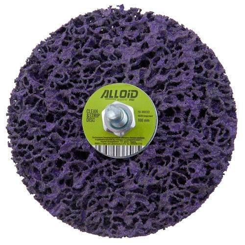 Круг зачистной Alloid Коралл с держателем для дрели 100 мм Фиолетовый (00000061444)