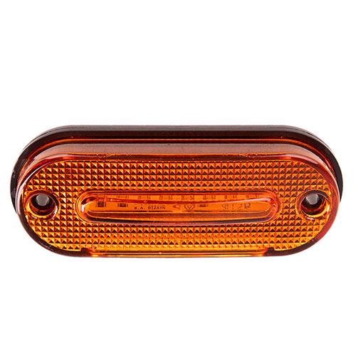 Повторитель габарита овал 12/24 V Yellow/White (TH-0021)