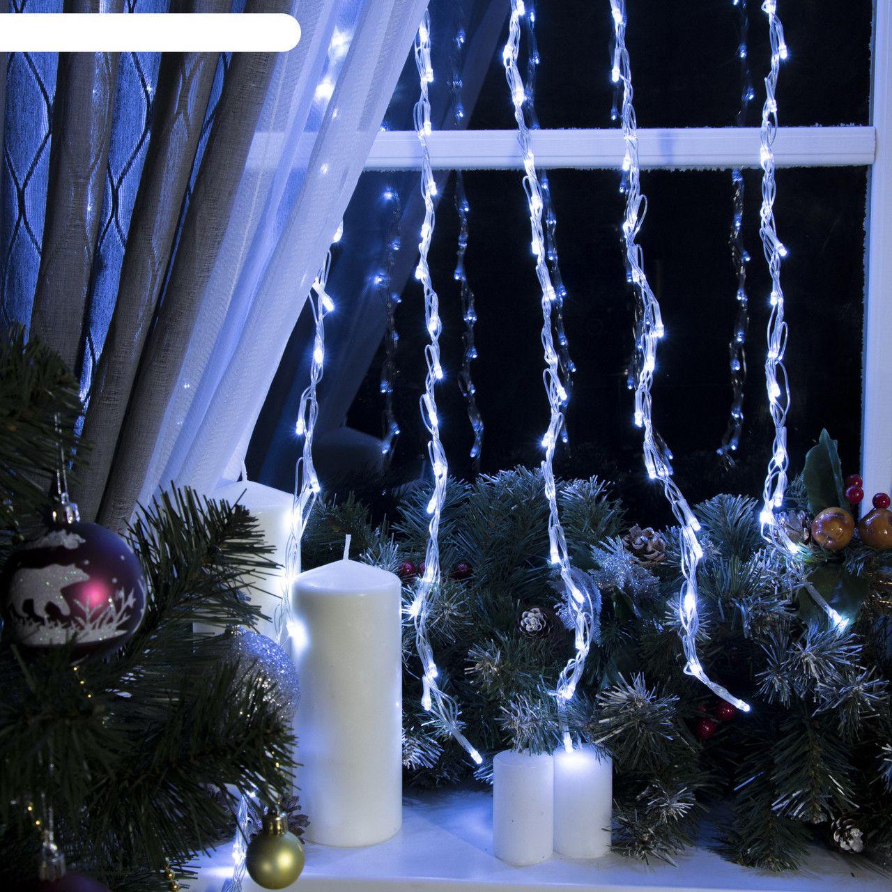 Гирлянда водопад светодиодная Xmas 240-W LED 3х2 м Белый (MG2)